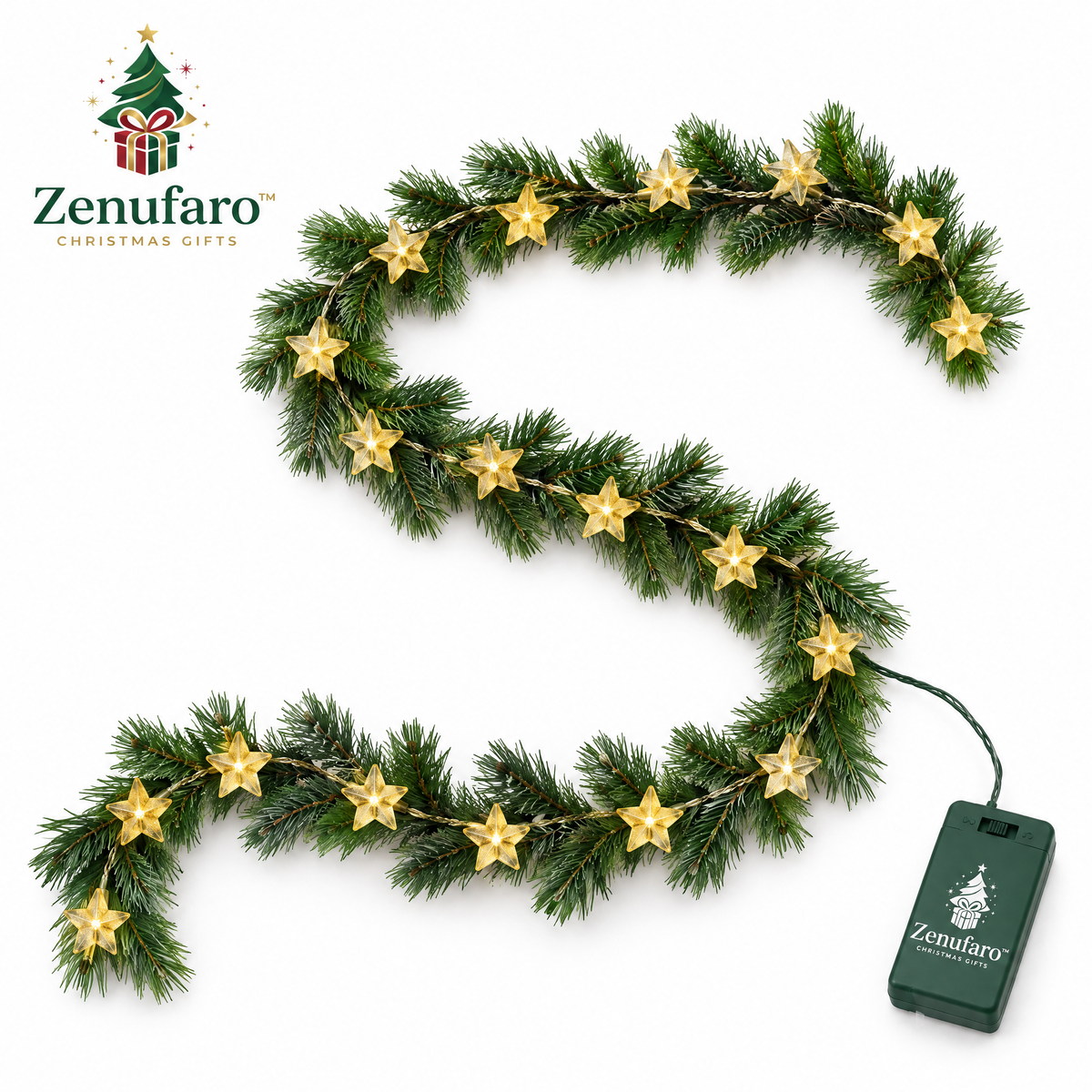 Zenufaro™ Golden Starlight Garland