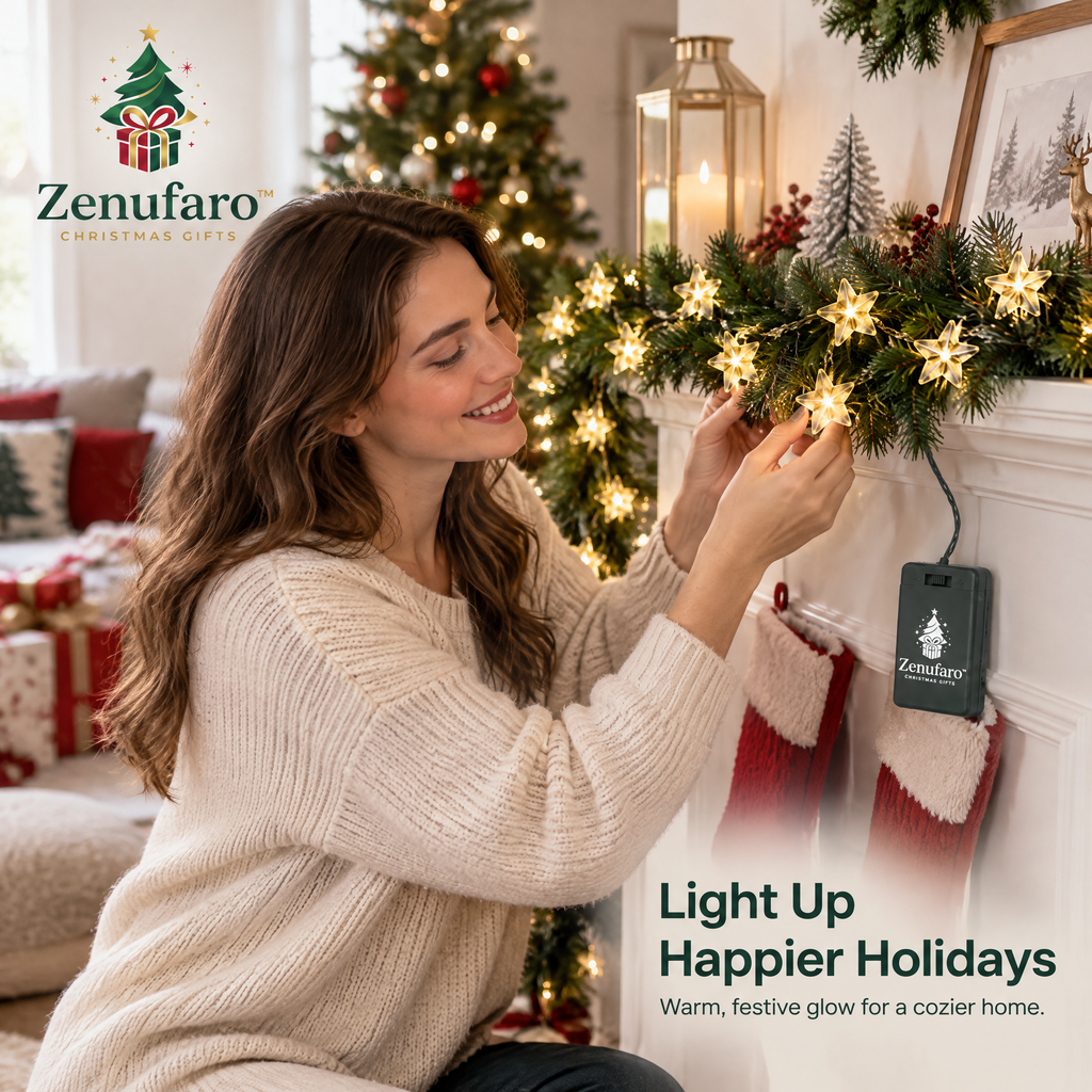 Zenufaro™ Golden Starlight Garland