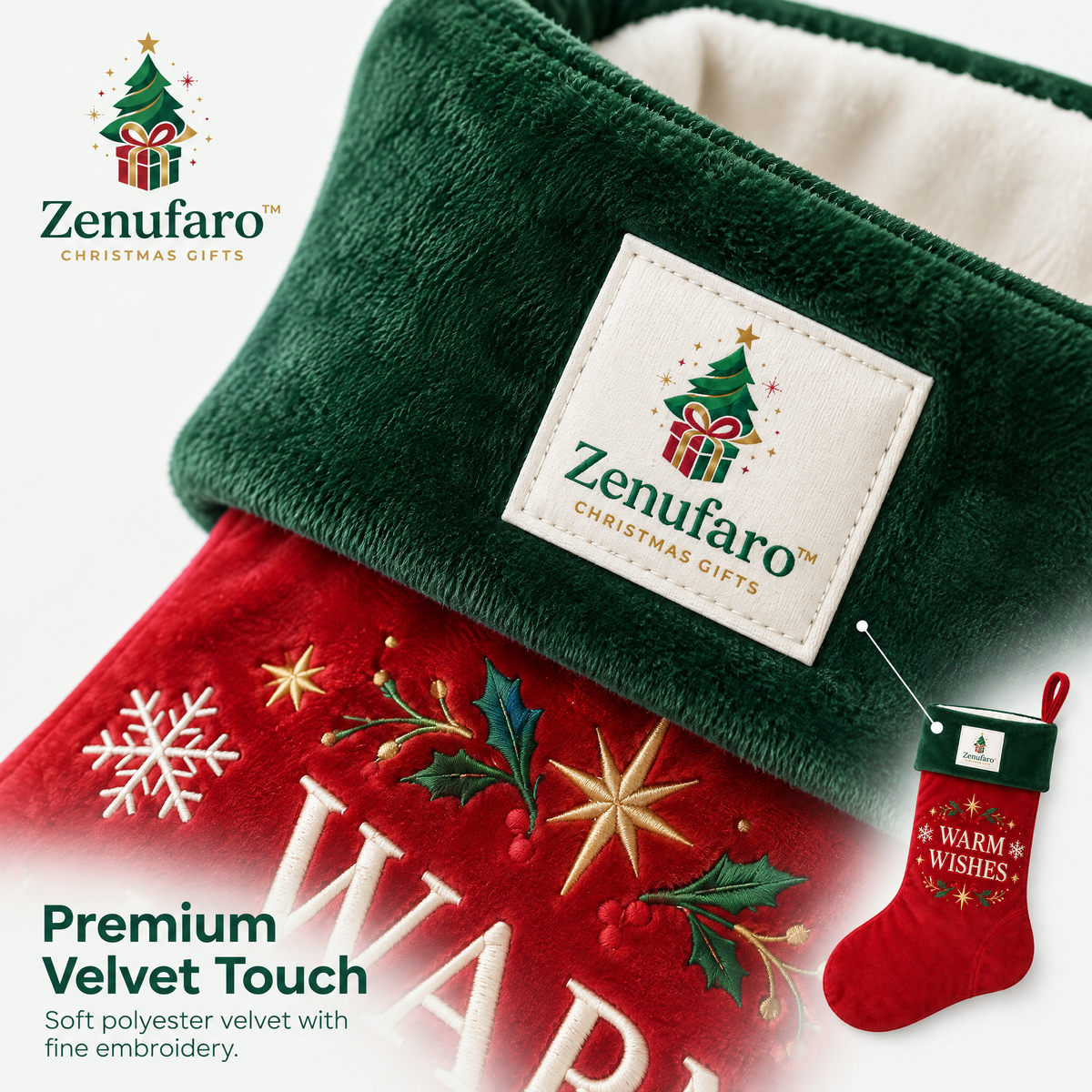 Zenufaro™ Family Christmas Stocking