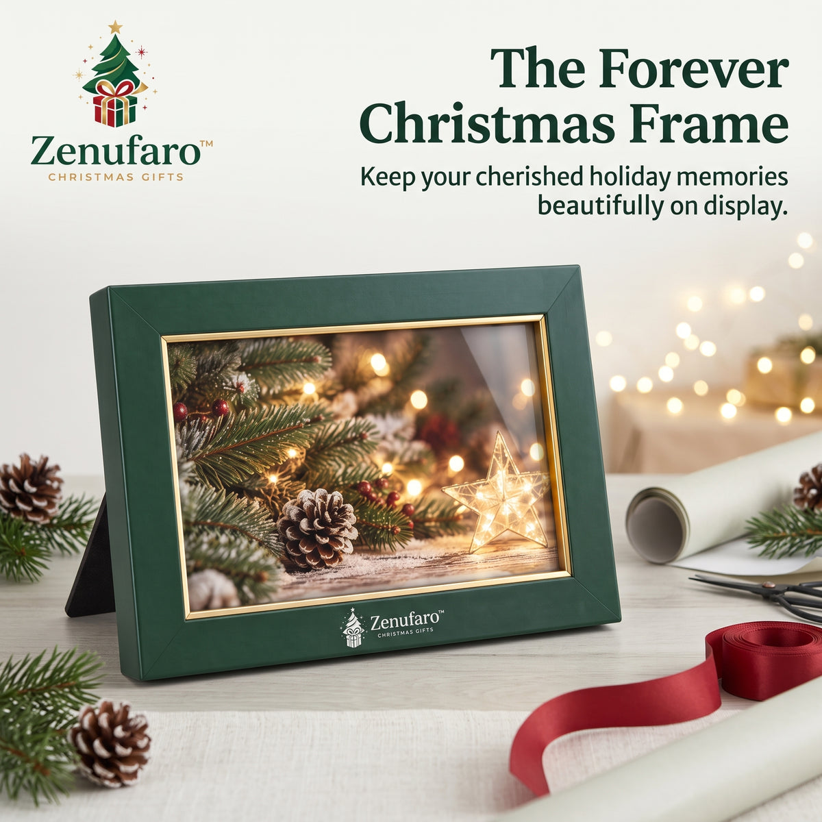 Zenufaro™ Forever Christmas Frame