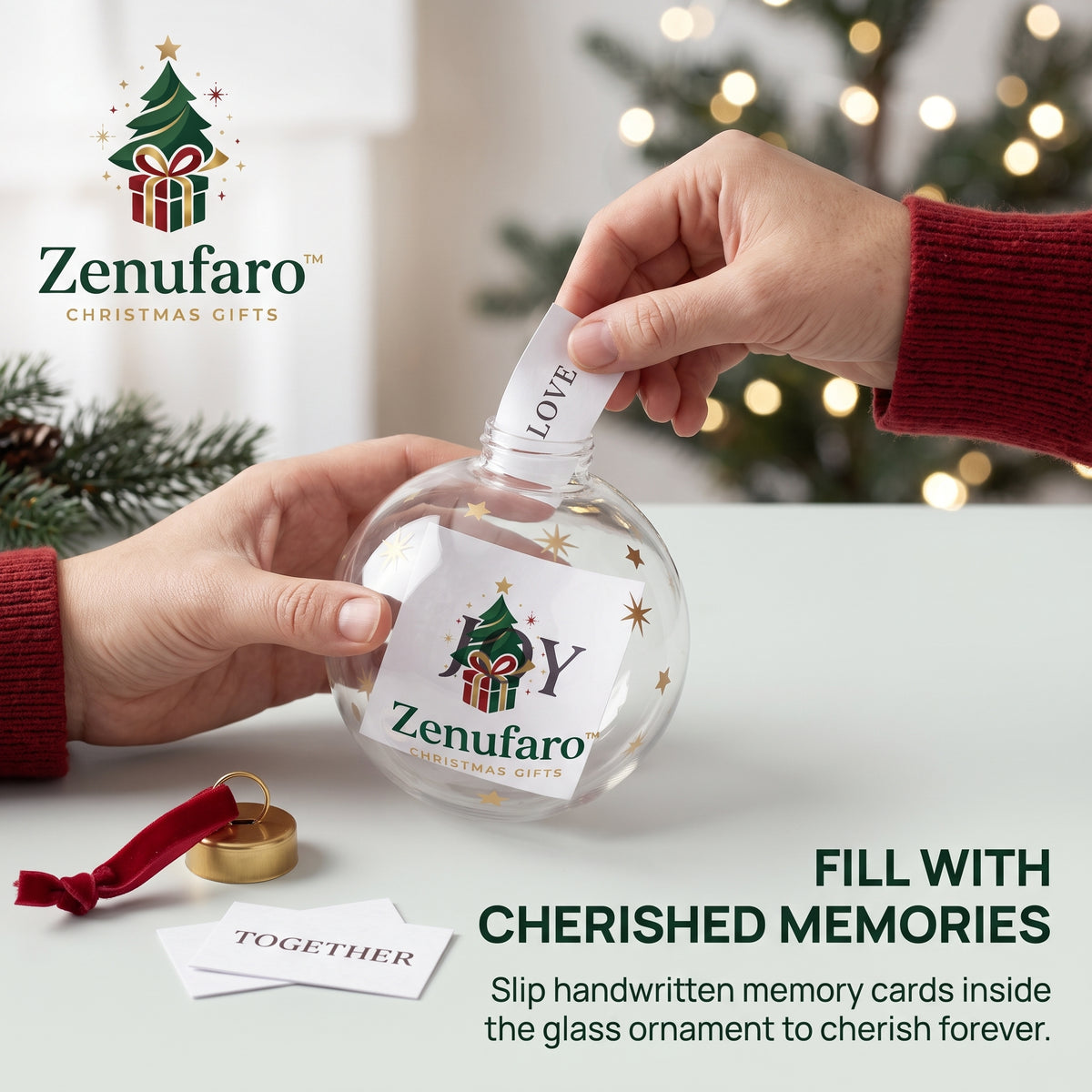 Zenufaro™ Starlit Memory Bauble