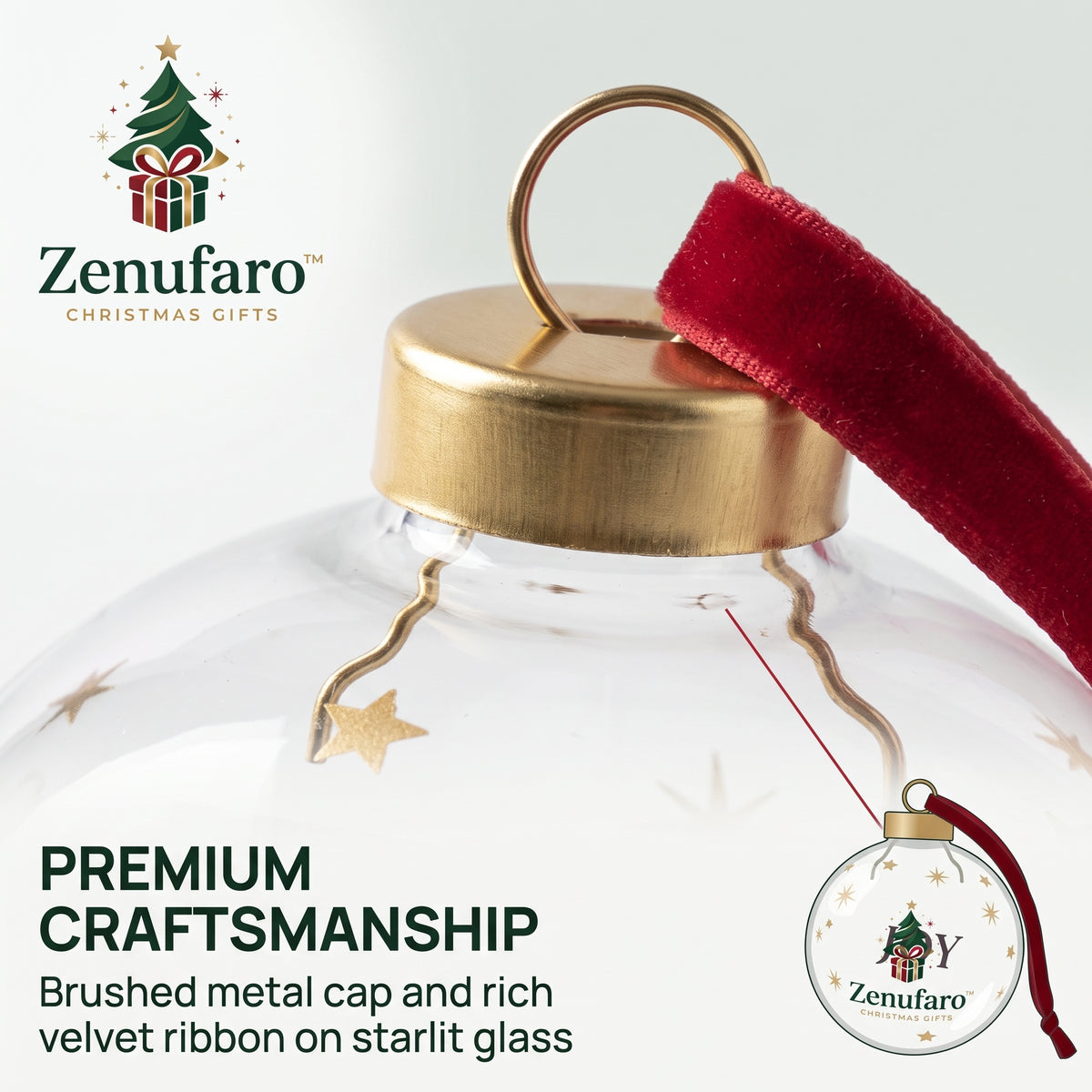 Zenufaro™ Starlit Memory Bauble