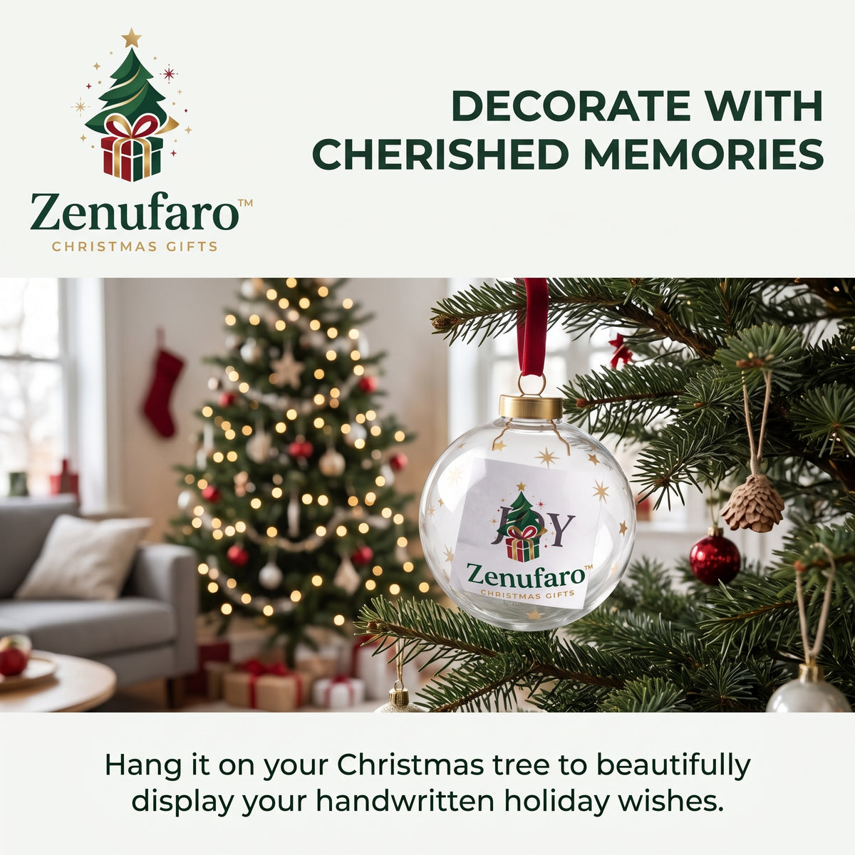 Zenufaro™ Starlit Memory Bauble