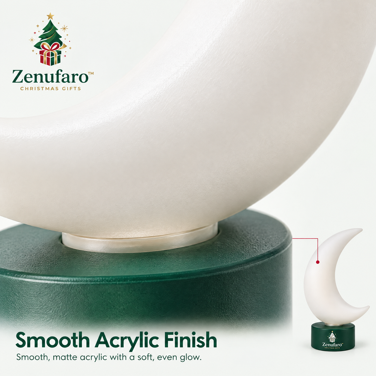 Zenufaro™ Midnight Christmas Moon