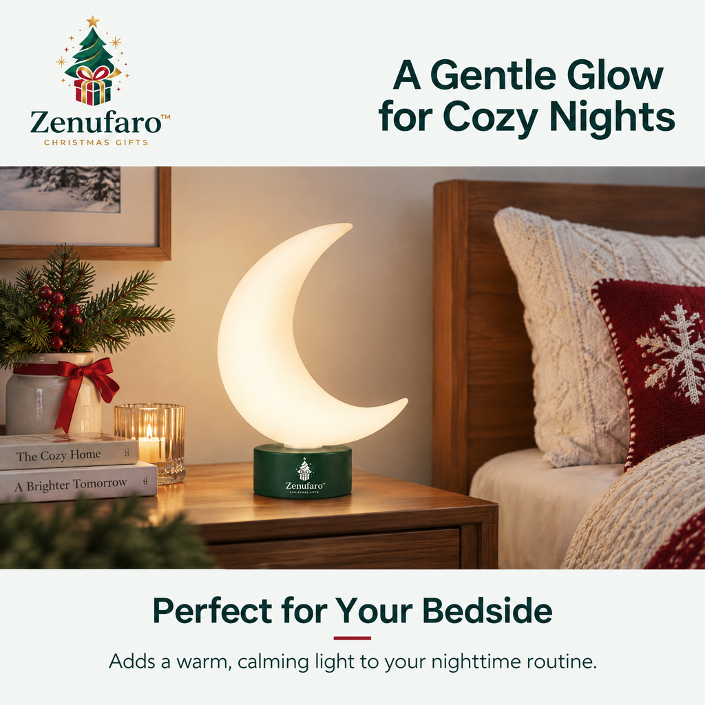 Zenufaro™ Midnight Christmas Moon