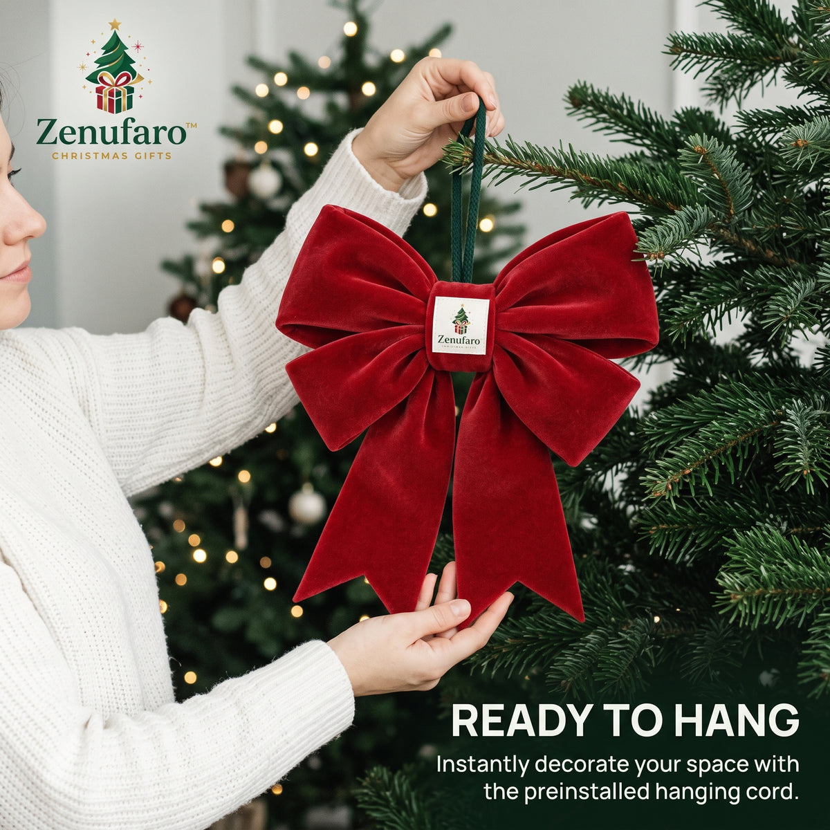 Zenufaro™ Velvet Promise Bow