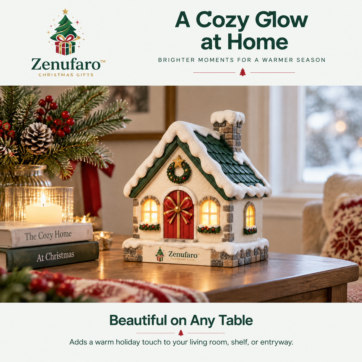 Zenufaro™ Little Christmas Cottage