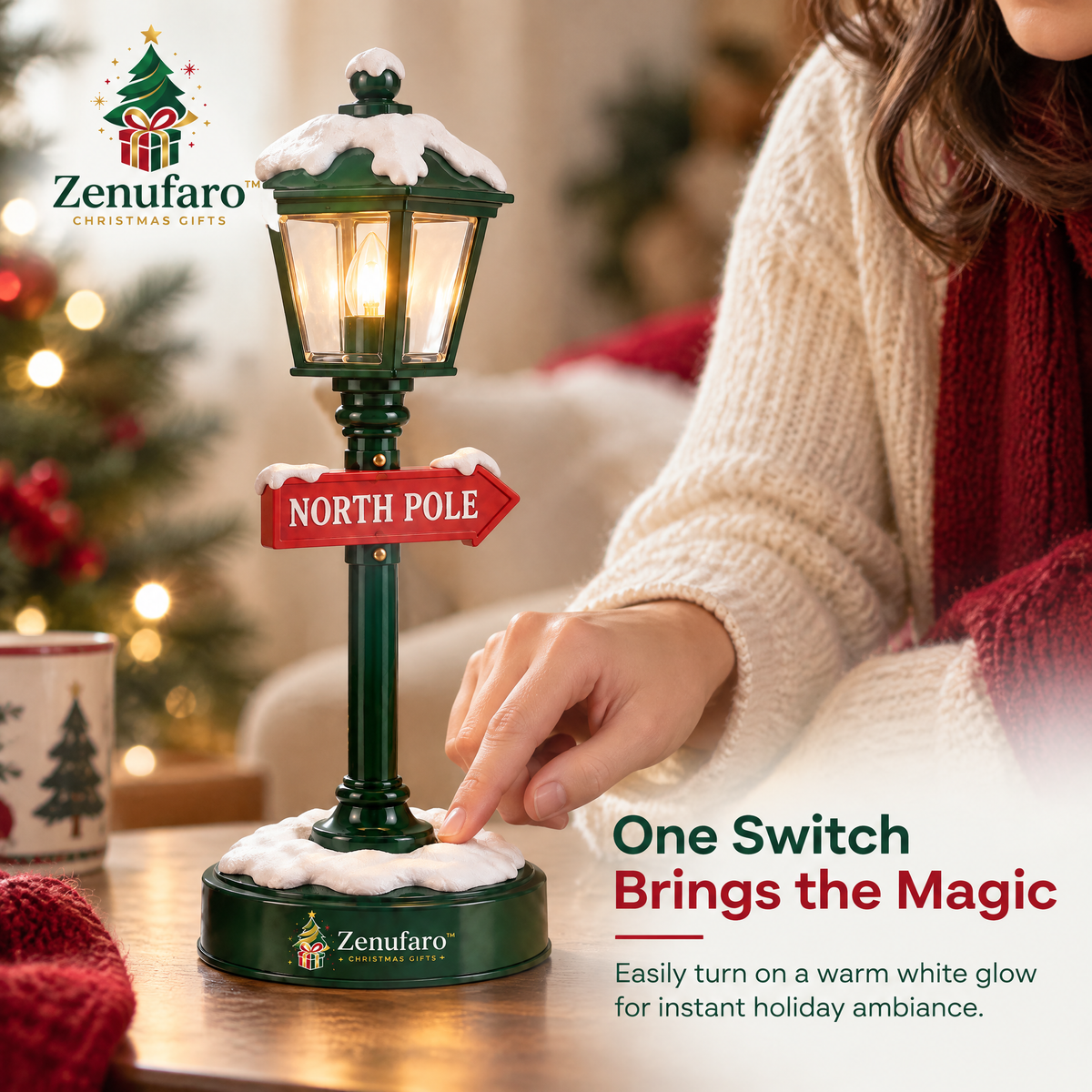 Zenufaro™ North Pole Streetlight